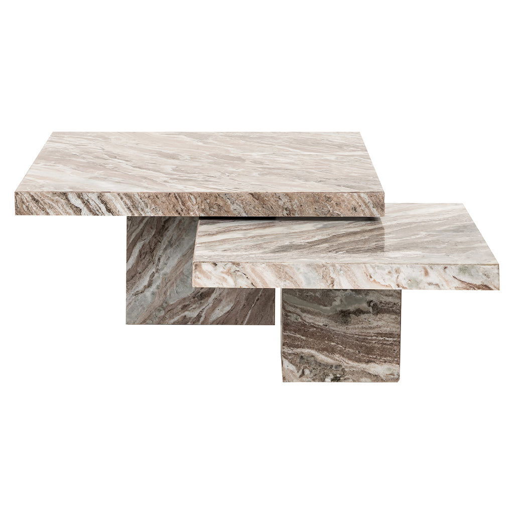 Salontafel Rashford set van 2 (Stone)