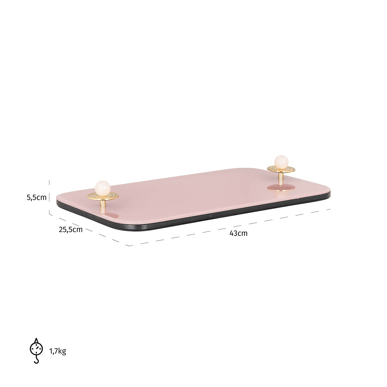 Dienblad Jalien (Roze)