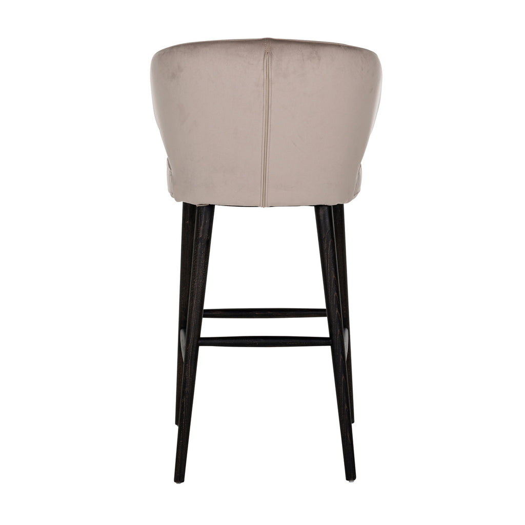 Barstoel Indigo khaki fluweel (Quartz Khaki 903)