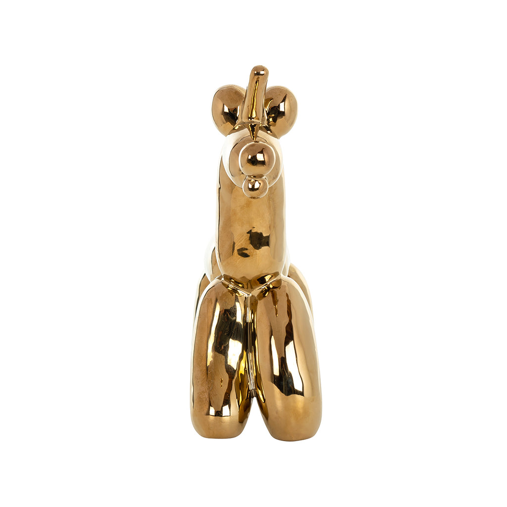 Deco object Balloonicorn goud (Goud)