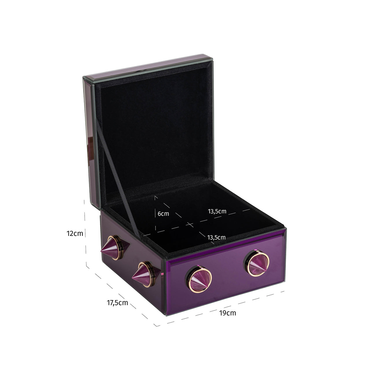 Opbergbox Jelia paars (Paars)