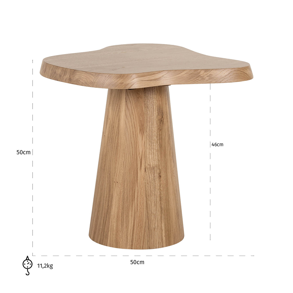 Bijzettafel Riva (Natuurlijk eiken)