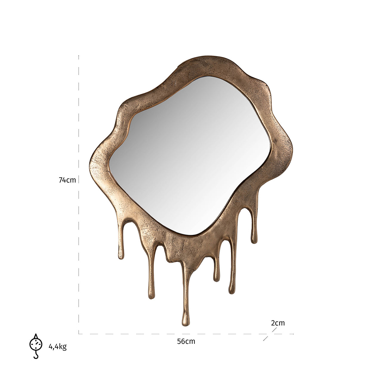 Spiegel Drops (Goud)