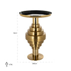 Bijzettafel Renao (Zwart/goud)