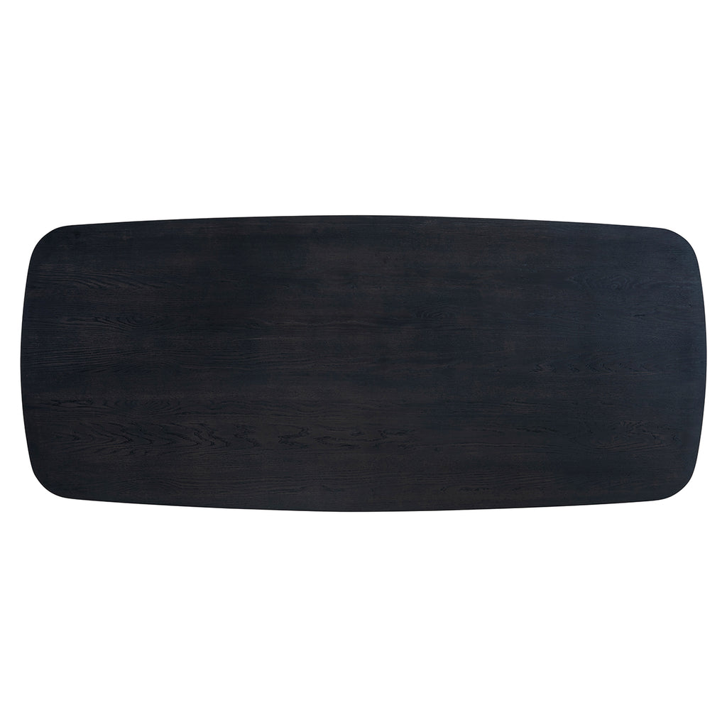 Eettafel Cambon 230 Deens ovaal (Donker koffie)
