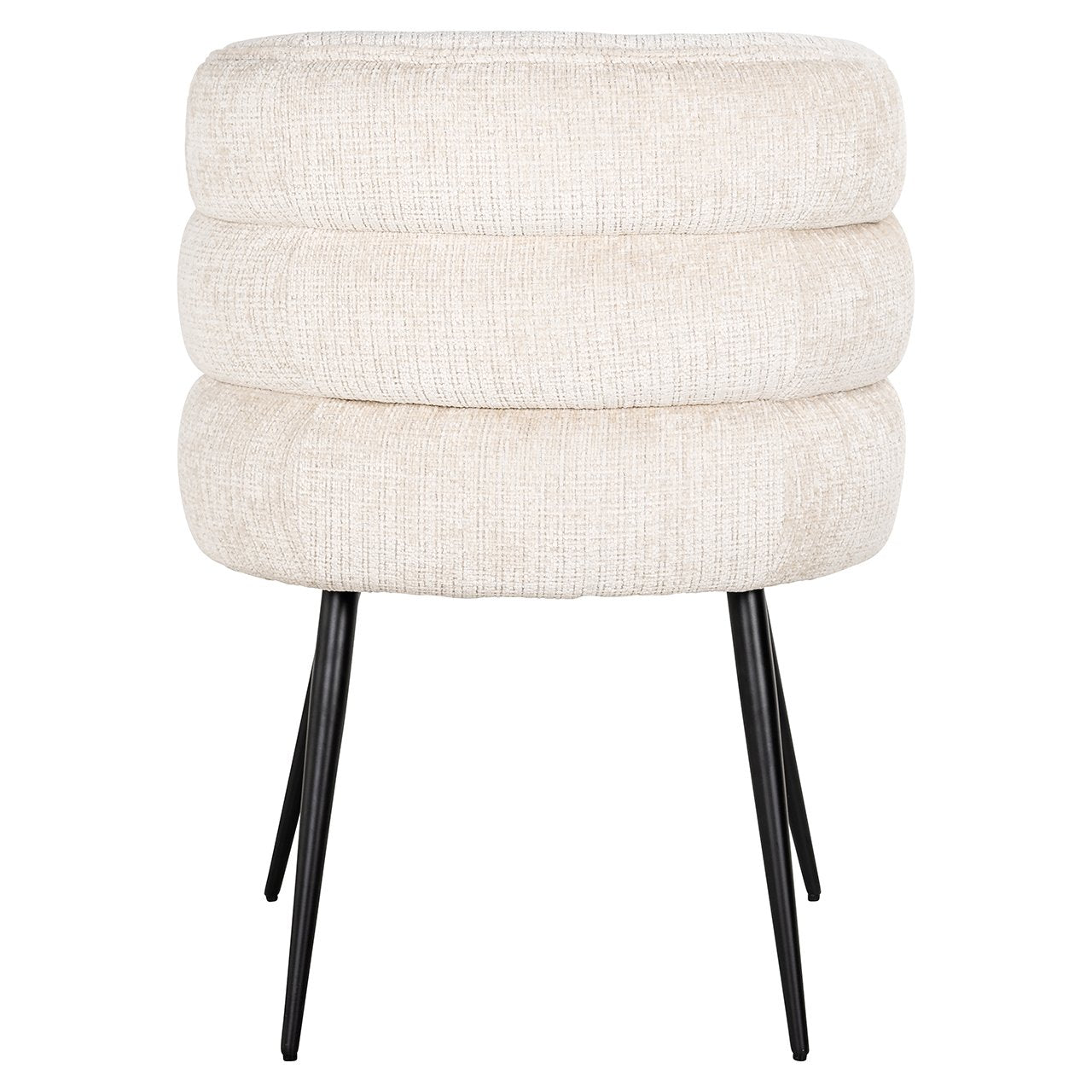 Stoel Stella beige chenille brandvertragend (Niagara 902 beige Chenille)