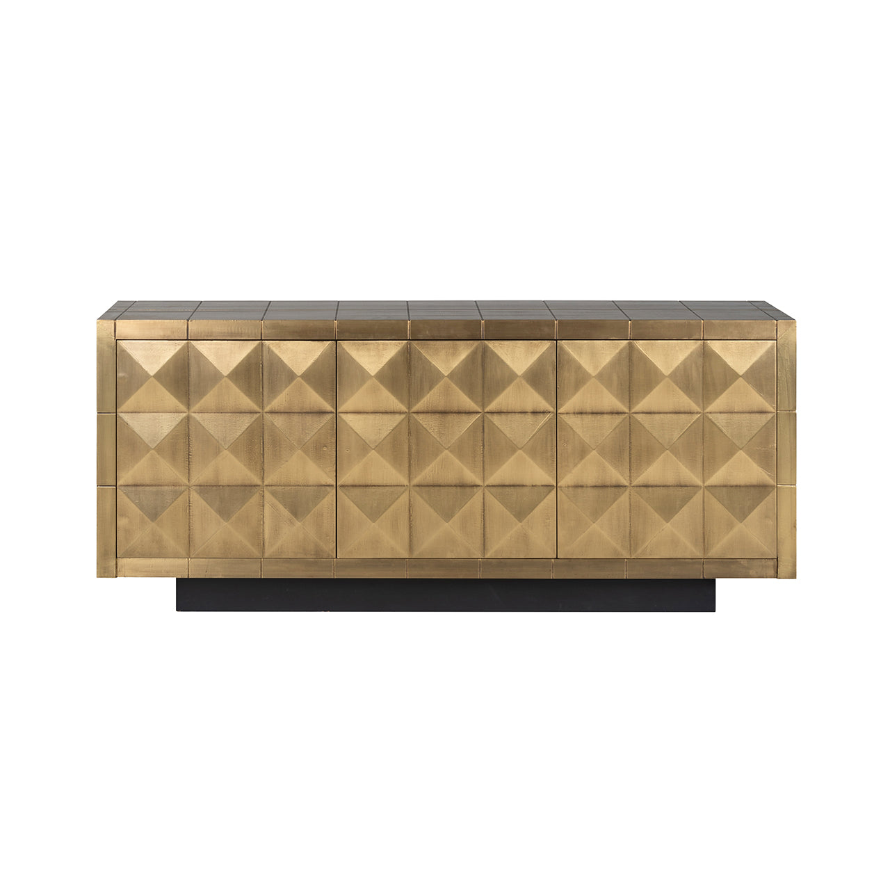 Dressoir Collada 3-deuren (Geborsteld Goud)