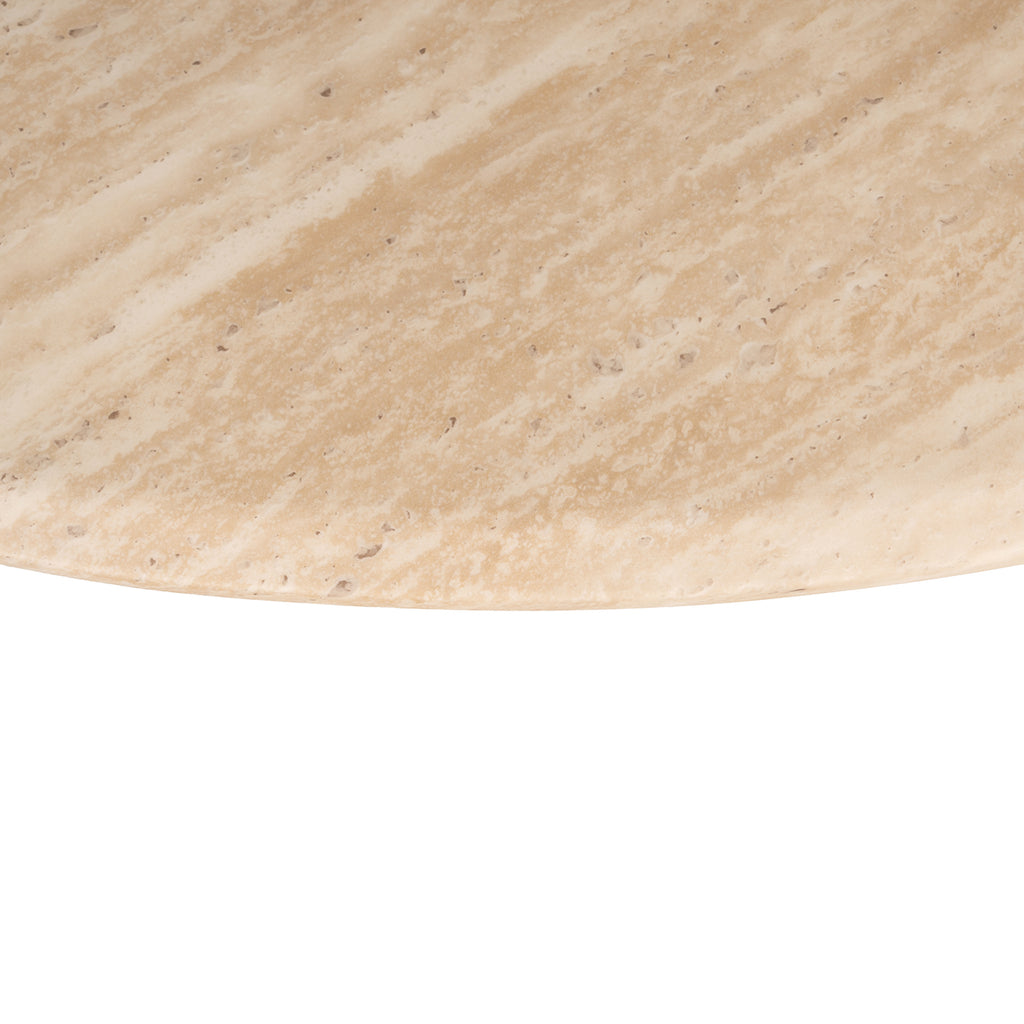 Eettafel Montgommery 130Ø (Beige)