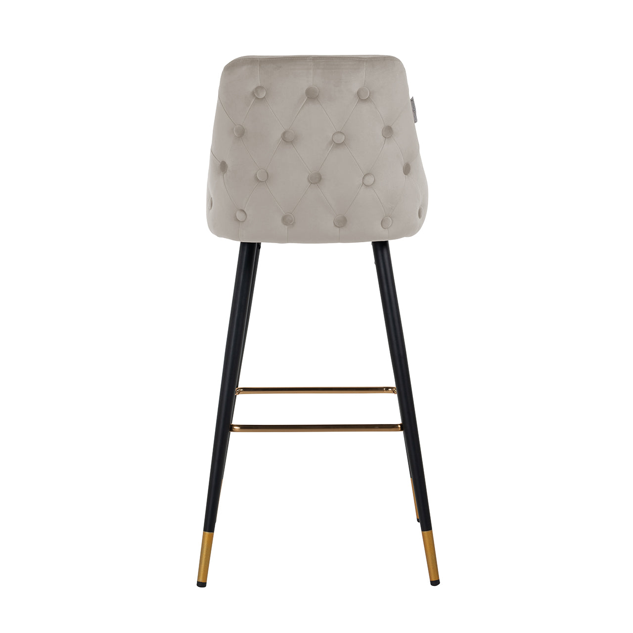Barstoel Imani khaki fluweel (Quartz Khaki 903)