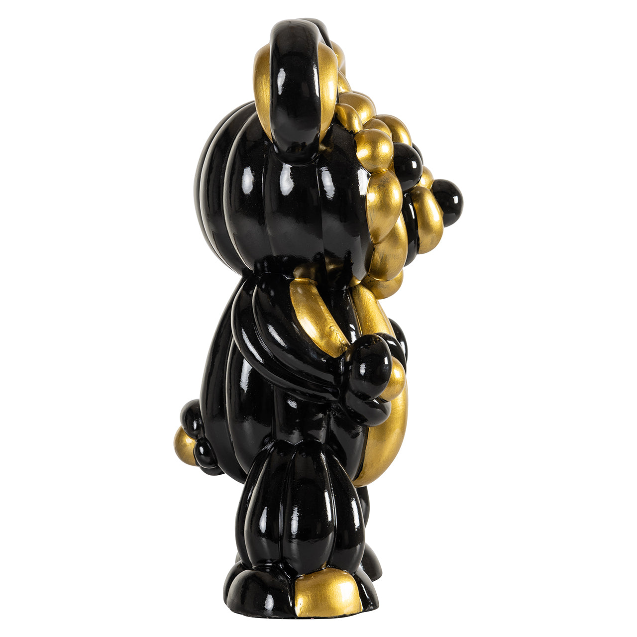 Deco object Silly (Zwart/goud)