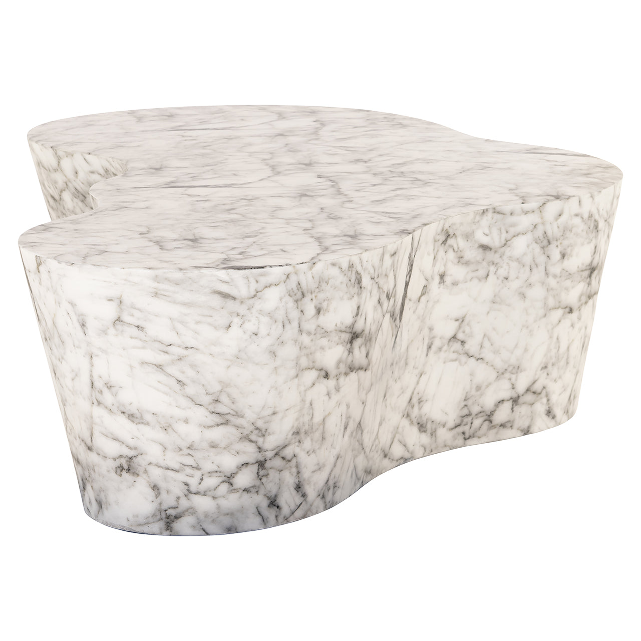 Salontafel Rockyard faux wit marmer indoor/outdoor (Wit)