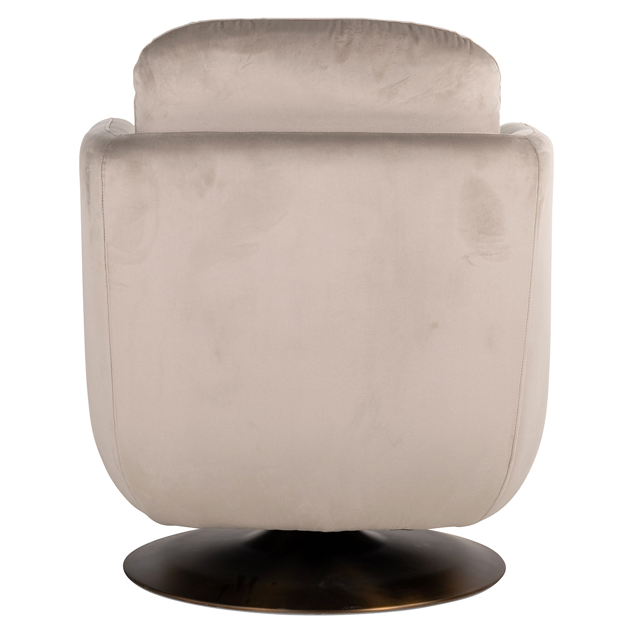 Draaifauteuil Turner khaki fluweel brandvertragend (FR-Quartz 903 Khaki)