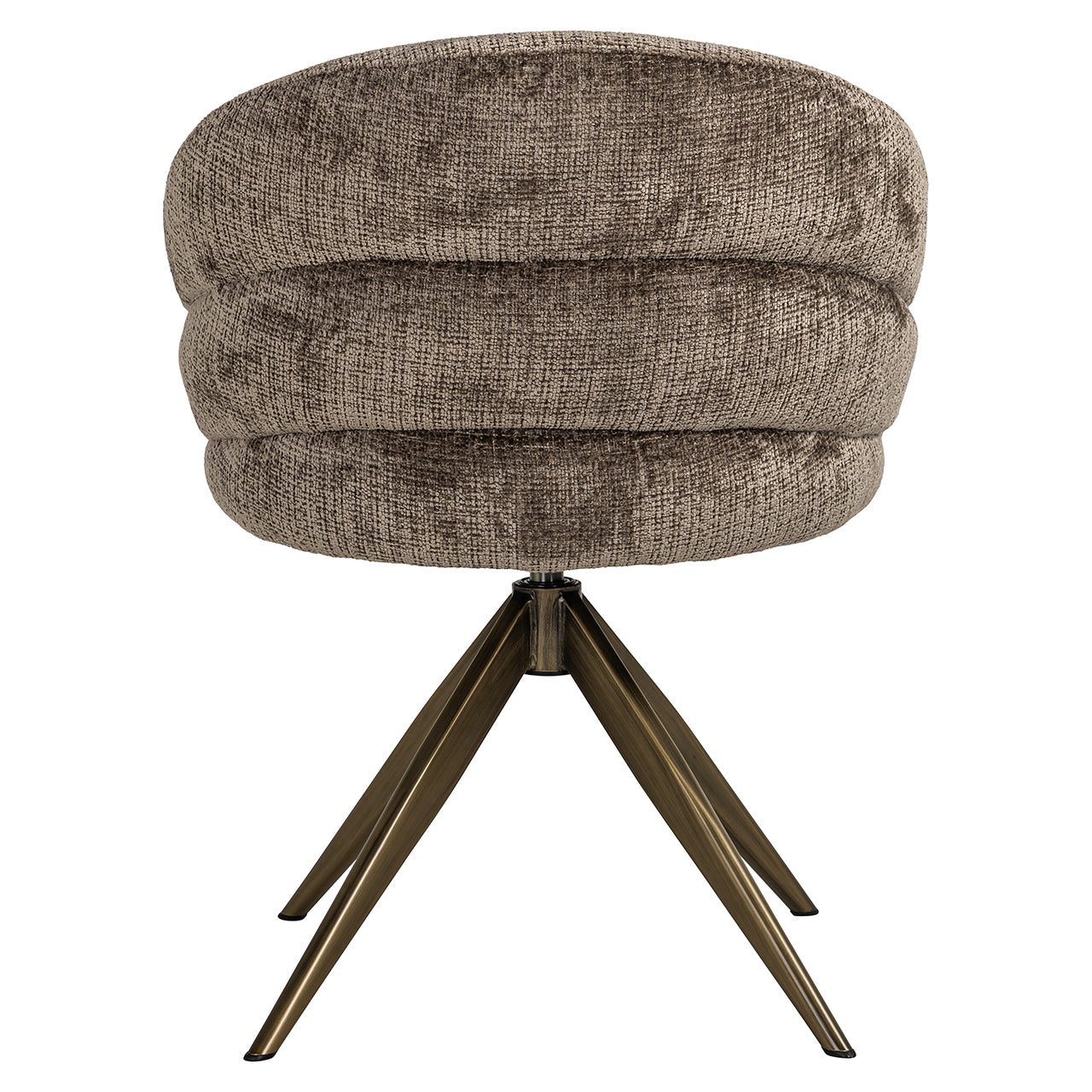 Draaistoel Zendaya steen chenille (Niagara 104 Steen Chenille)