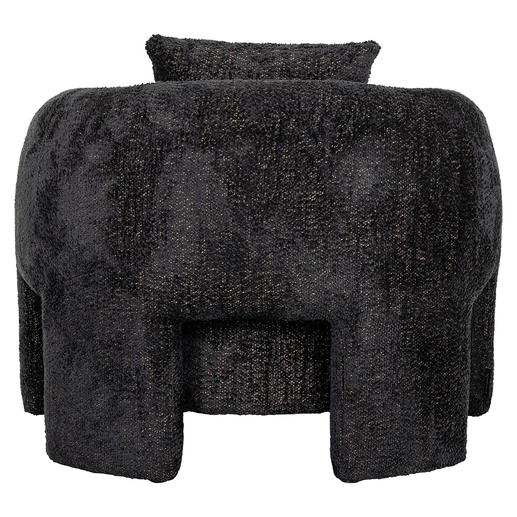 Fauteuil Milania lovely zwart (Be Lovely 17 Zwart)