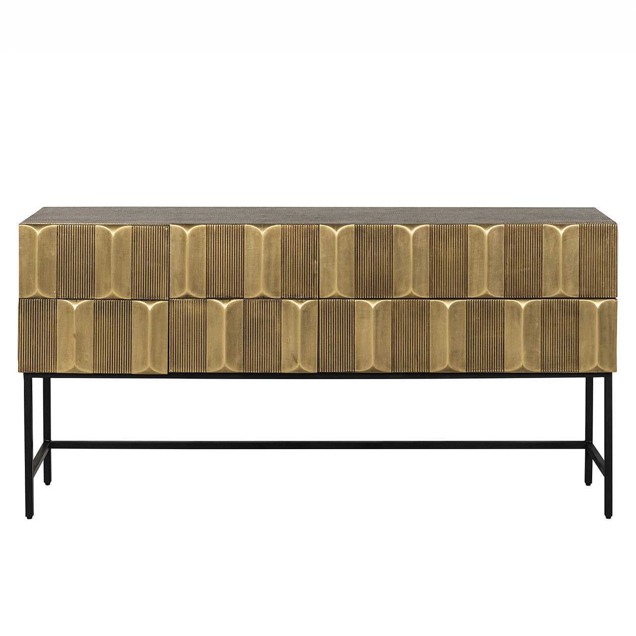 Dressoir Jaxx (Zwart/goud)