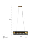 Plafondlamp Julio (Geborsteld Goud)