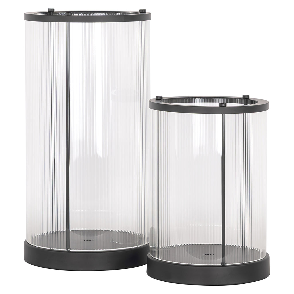 Windlicht Dayene klein (Zwart)