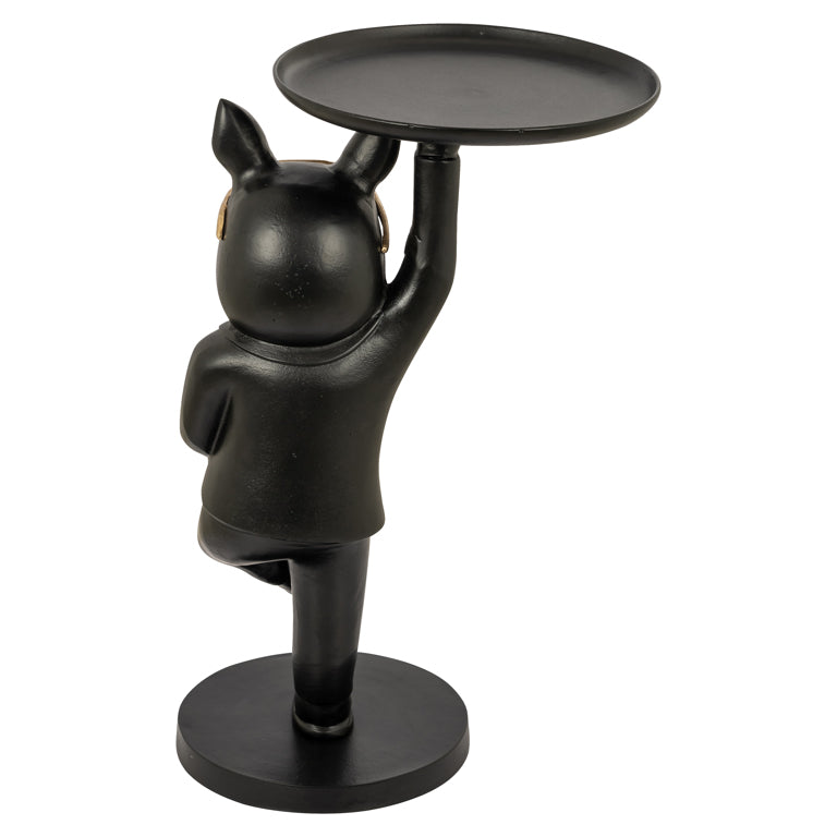 Bijzettafel Bullie (Zwart/goud)