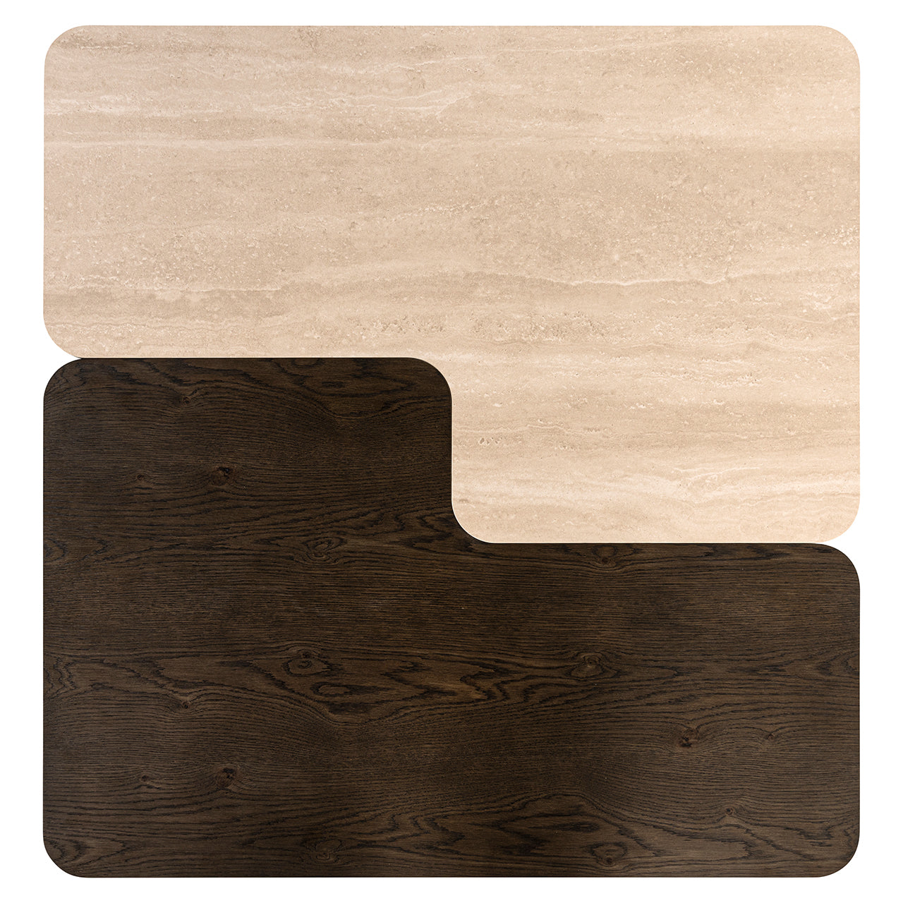 Salontafel Nando set van 2 (Bruin)