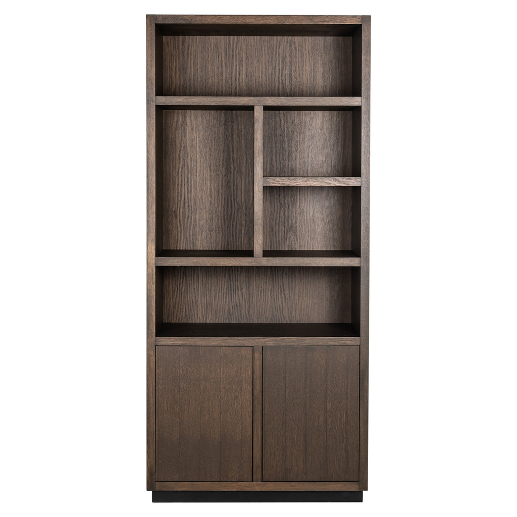 Boekenkast Oakura 2-deuren (Bruin)