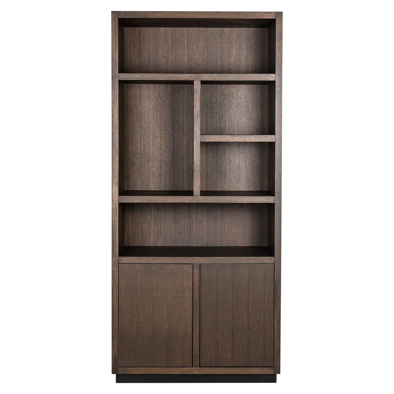 Boekenkast Oakura 2-deuren (Bruin)