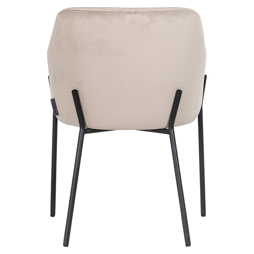 Stoel Fay khaki fluweel brandvertragend (FR-Quartz 903 Khaki)