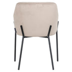 Stoel Fay khaki fluweel brandvertragend (FR-Quartz 903 Khaki)