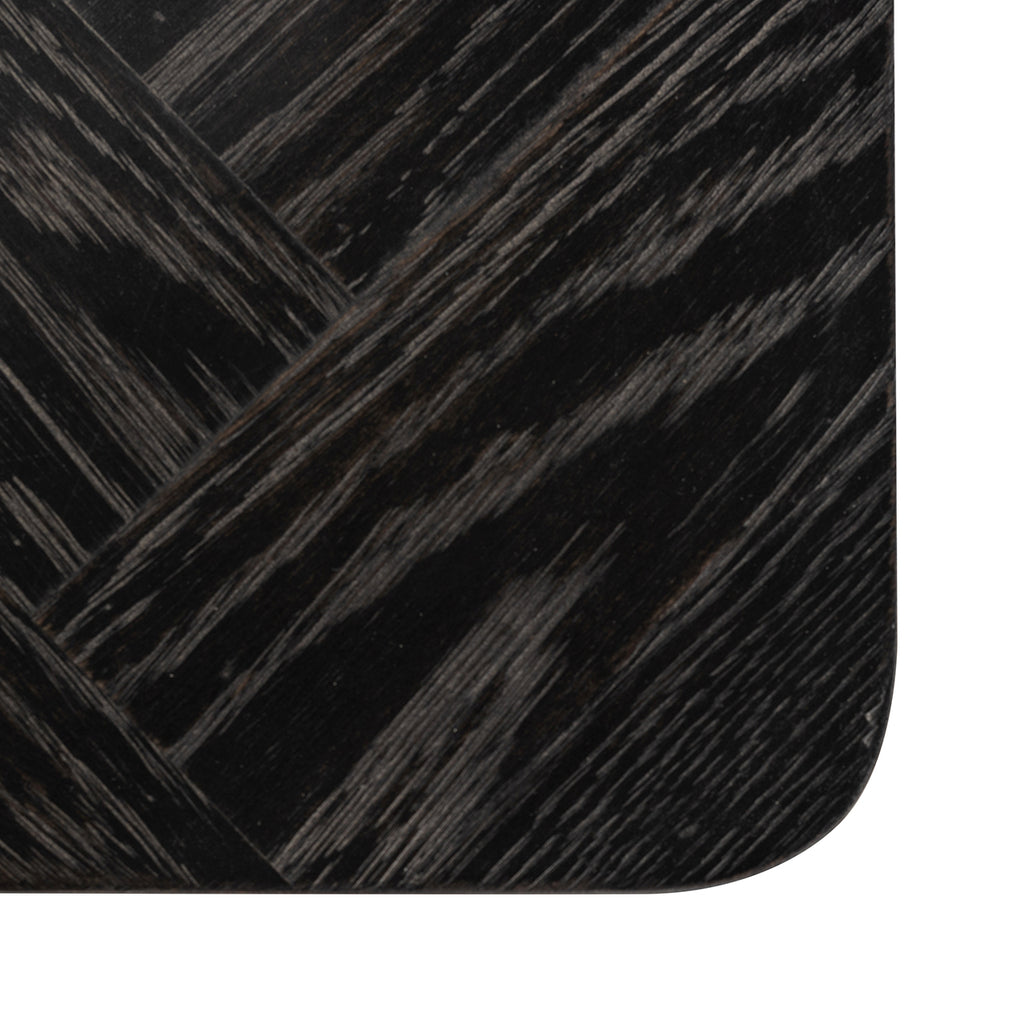 Bureau Blackbone messing 1-lade (Zwart rustiek)