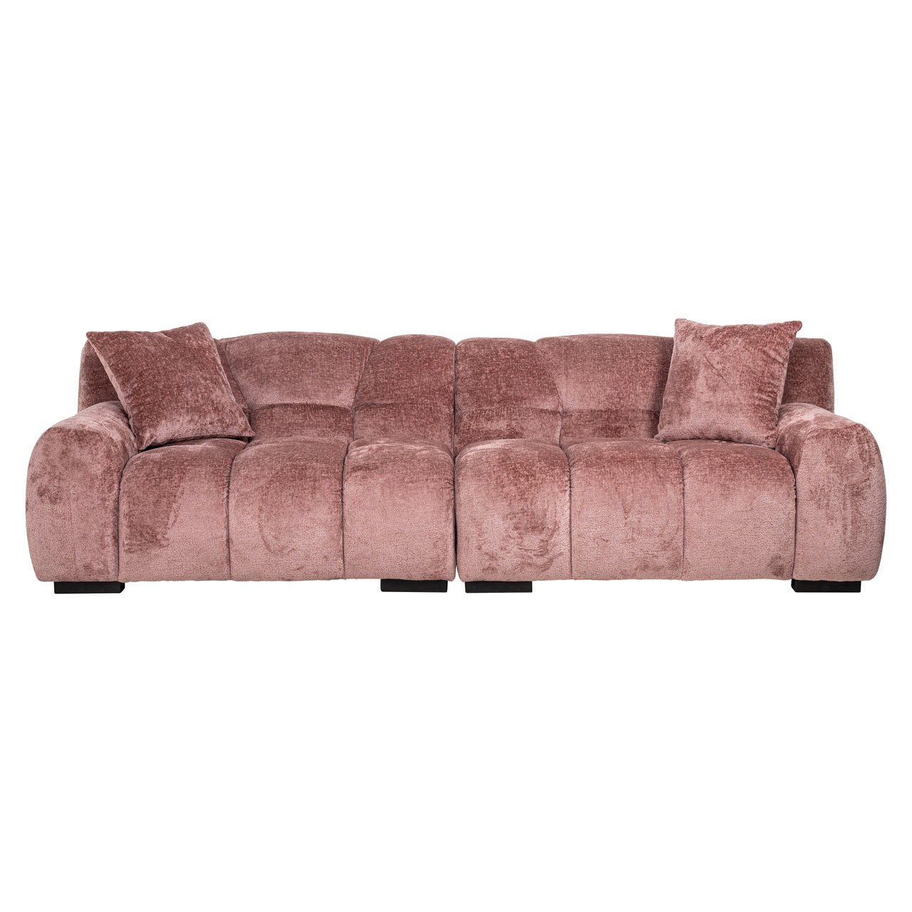Bank Charelle roze chenille (Bergen 705 roze chenille)