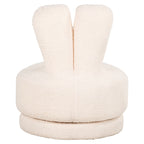 Kinderstoel Konijn witte teddy (Teddy 14 Wit)