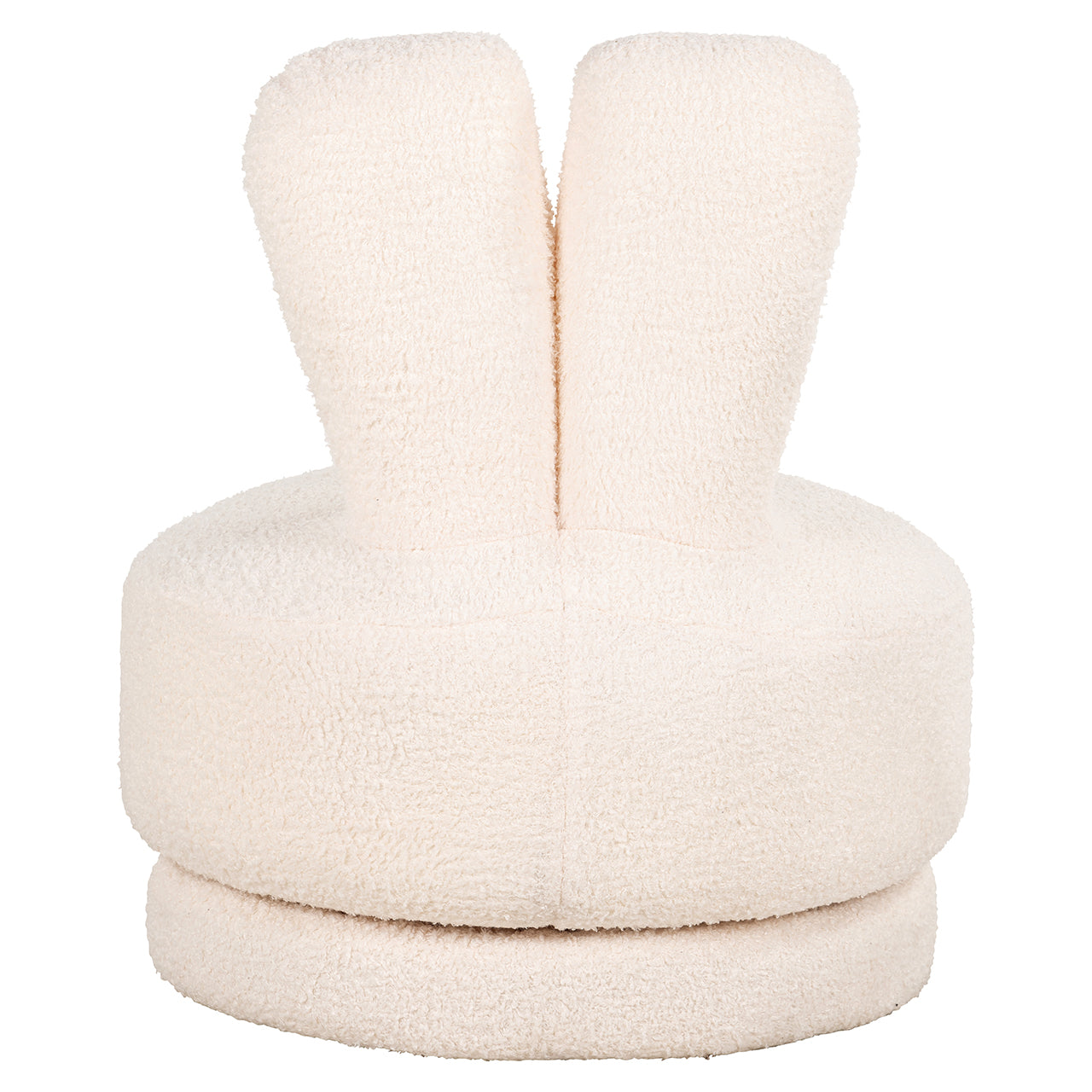 Kinderstoel Konijn witte teddy (Teddy 14 Wit)
