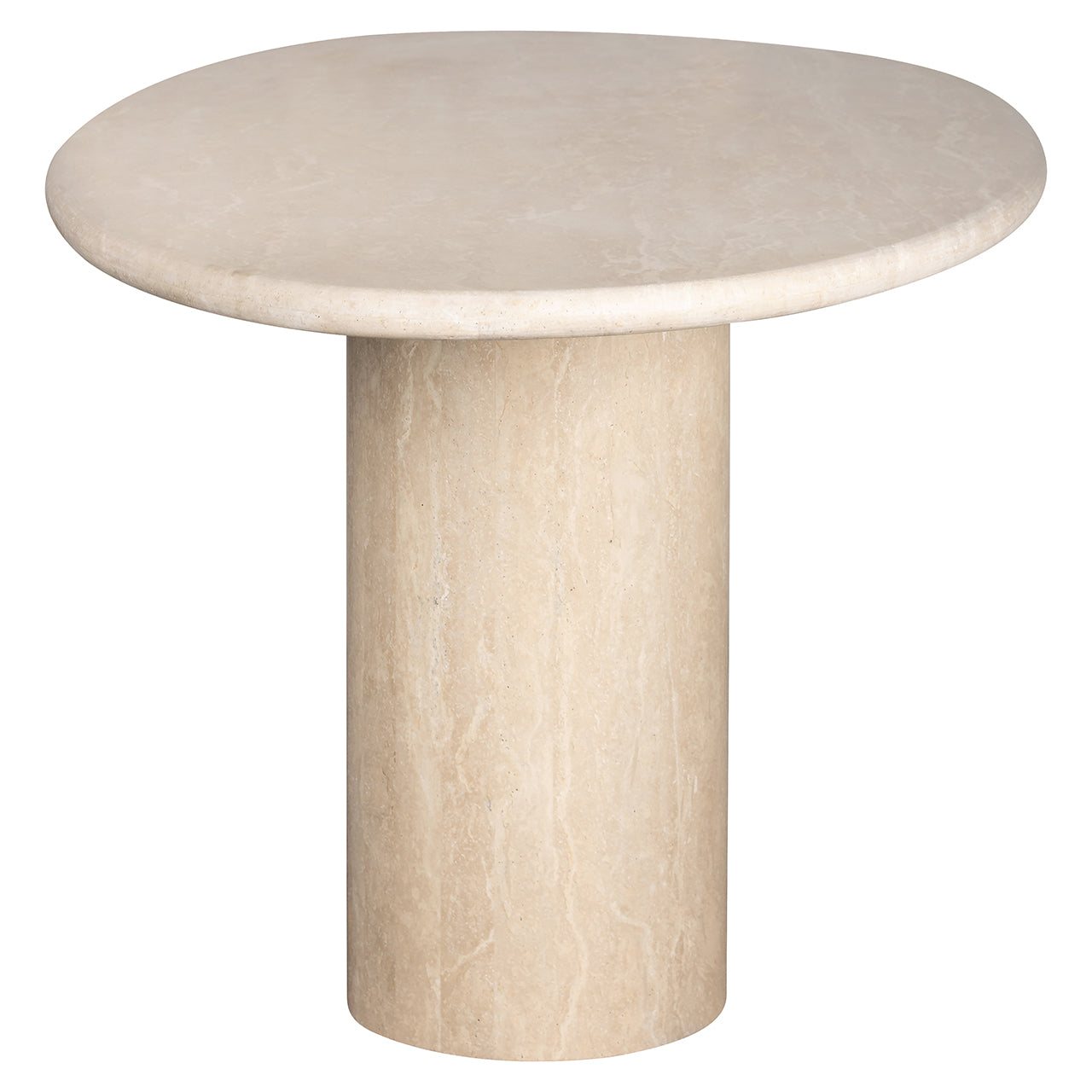 Eettafel Renaissance organisch Italiaans Travertijn (Beige)