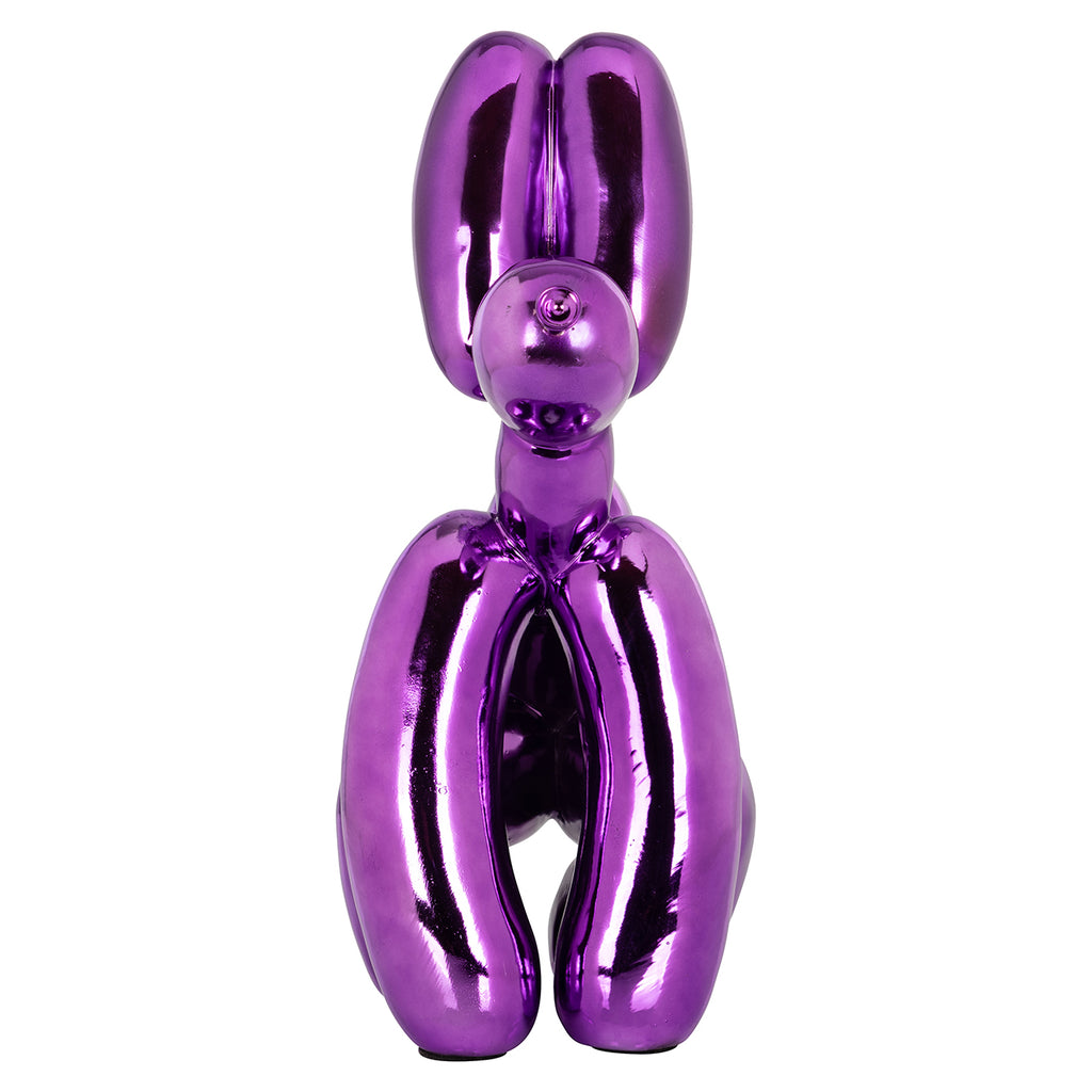 Honden decoratie object paars