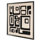 Wanddecoratie Shanita (Zwart/wit)