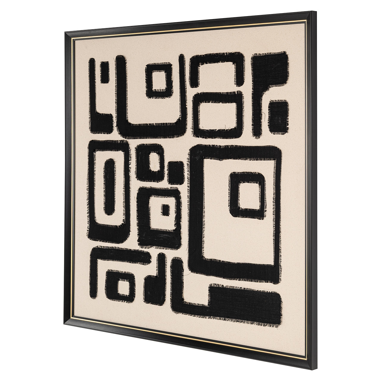 Wanddecoratie Shanita (Zwart/wit)