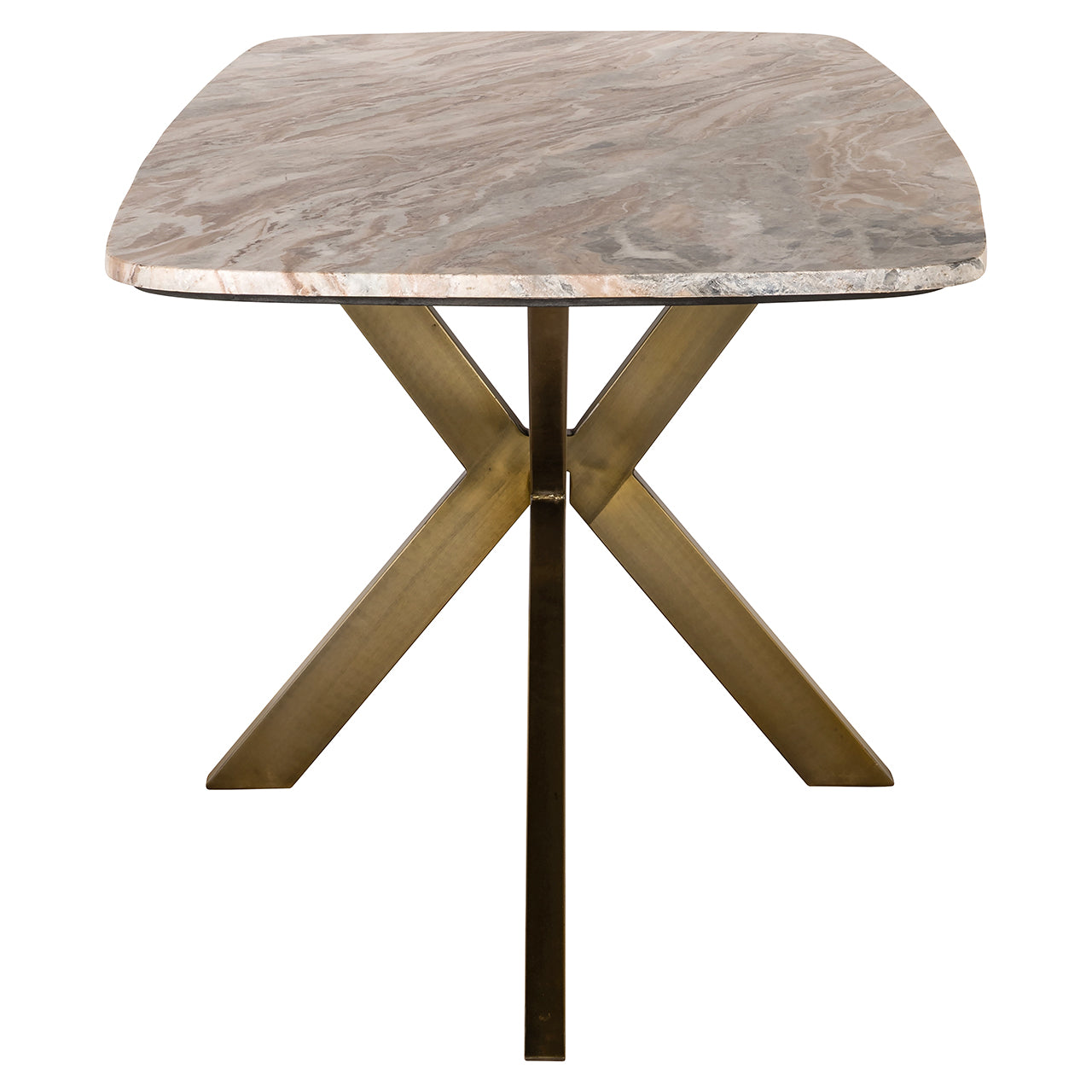 Eettafel Bottega 190 Deens ovaal (Wit)