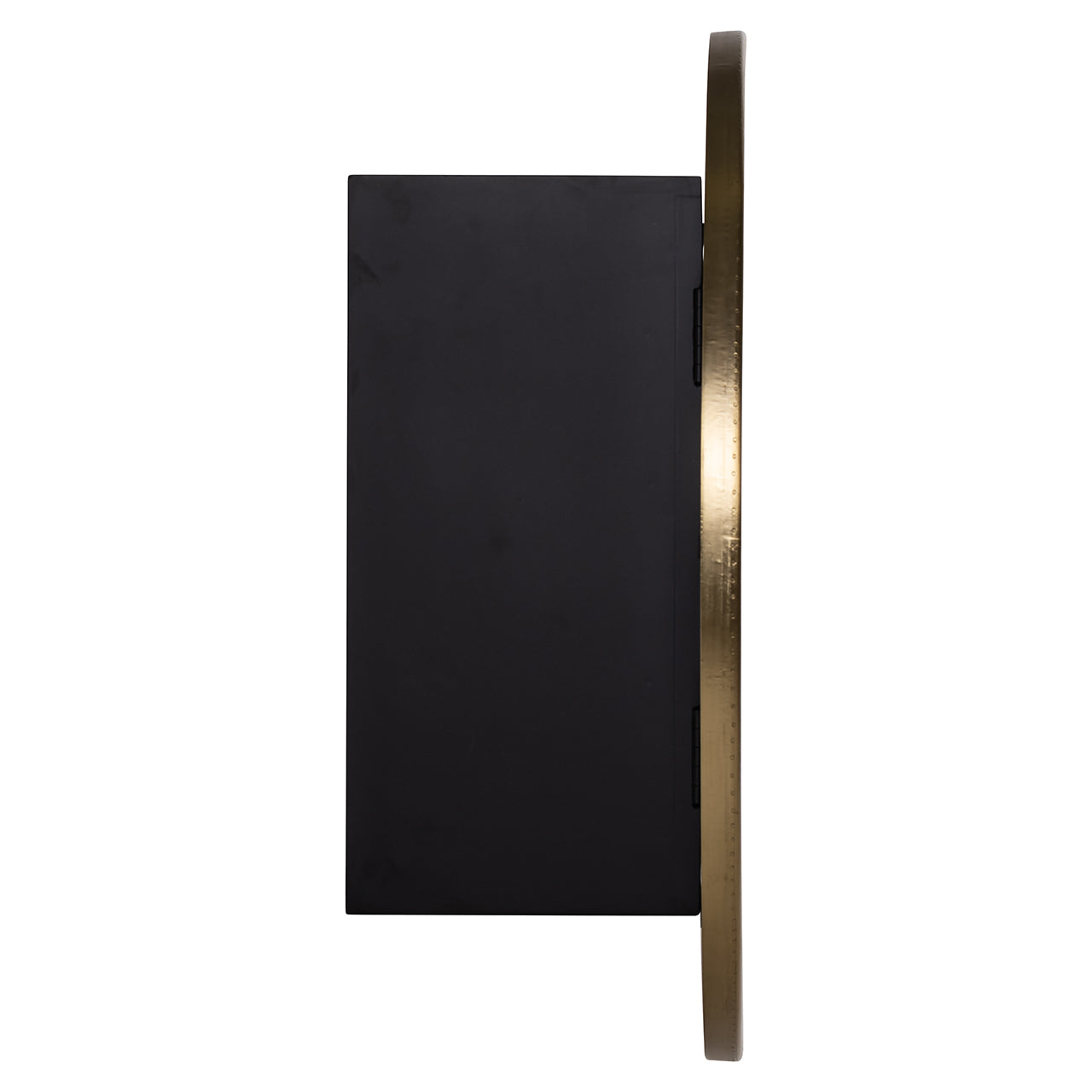 Wandkast Bowie (Zwart/goud)