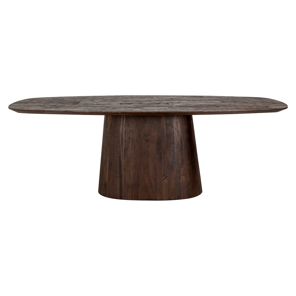 Eettafel Alix Deens ovaal 230 (Donkerbruin)