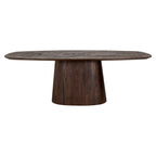 Eettafel Alix Deens ovaal 230 (Donkerbruin)