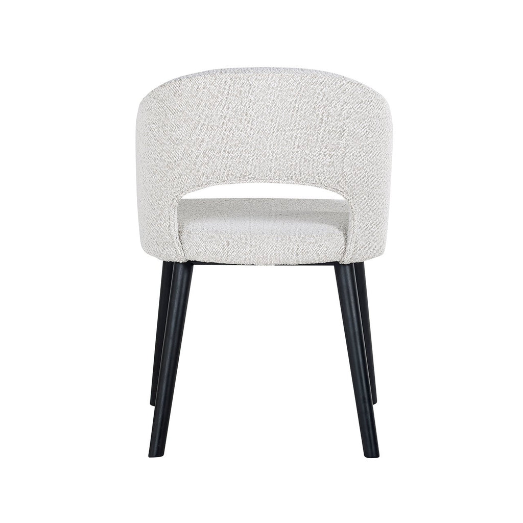 Stoel Savoy wit bouclé (Kopenhagen 900 Bouclé Wit)