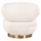 Draaifauteuil Jace in mooie crèmekleur (Be Lovely 11 Cream)