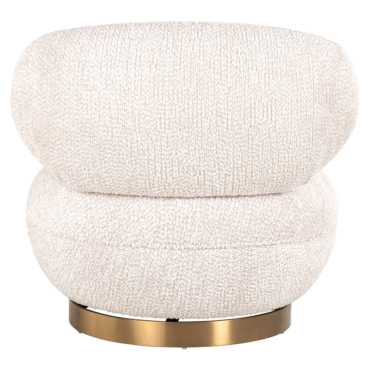 Draaifauteuil Jace in mooie crèmekleur (Be Lovely 11 Cream)