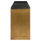 Dressoir Finsbury 4-deurs (Zwart/goud)