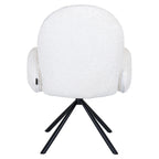 Draaistoel Jolie wit schaap (Schaap 02 wit)