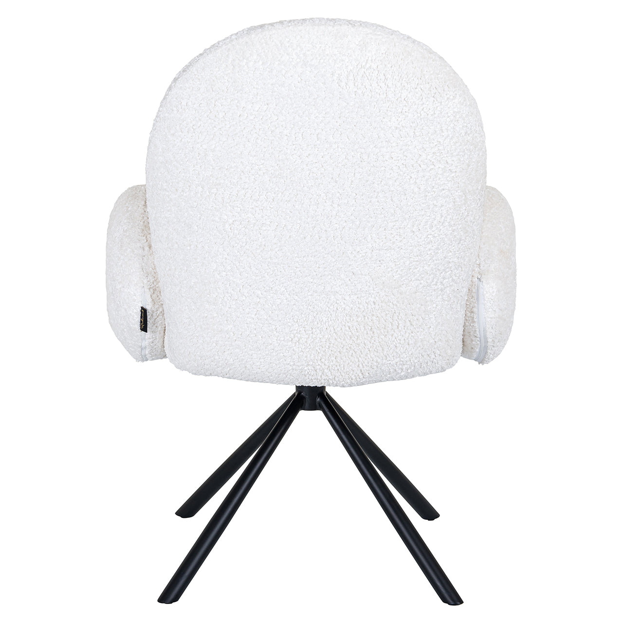 Draaistoel Jolie wit schaap (Schaap 02 wit)