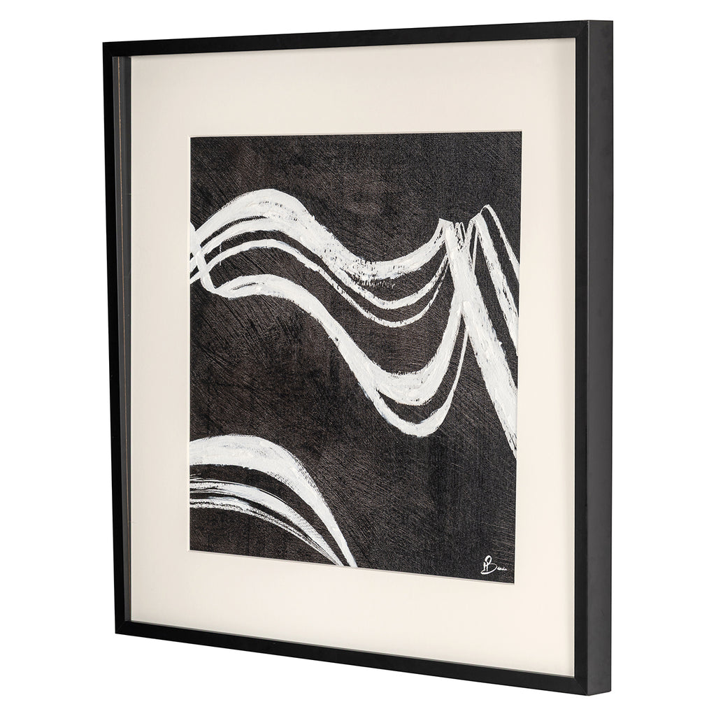 Wanddecoratie Jozy (Zwart/wit)