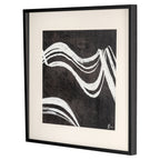 Wanddecoratie Jozy (Zwart/wit)
