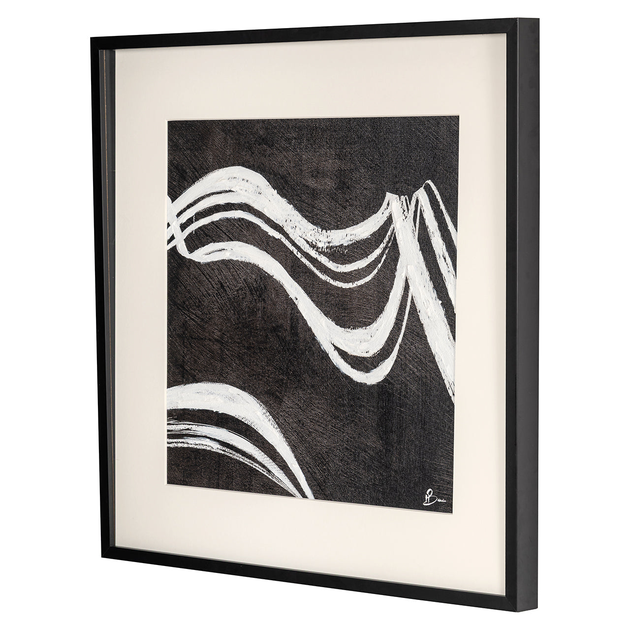 Wanddecoratie Jozy (Zwart/wit)