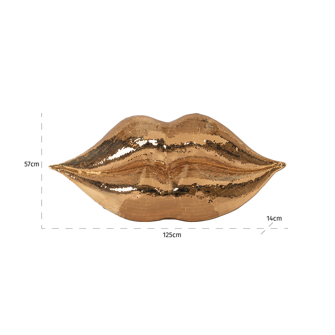 Wanddecoratie Donja (Goud)