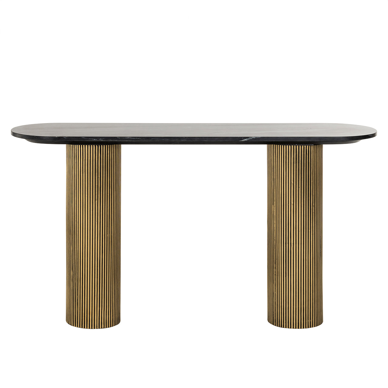 Wandtafel Dayton (Zwart/goud)